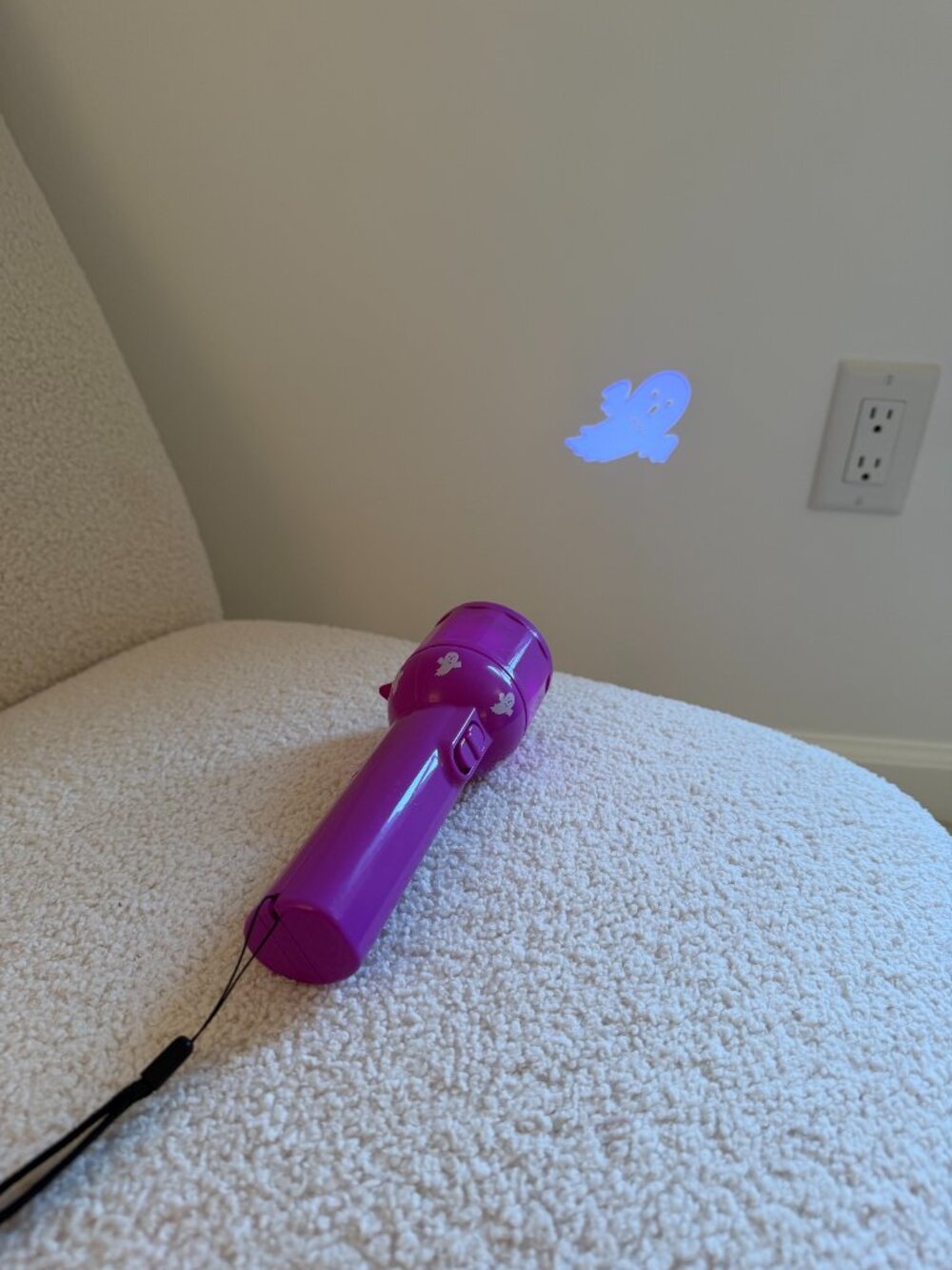 Spooky Ghost LED Projector Flashlight – Halloween Decor
